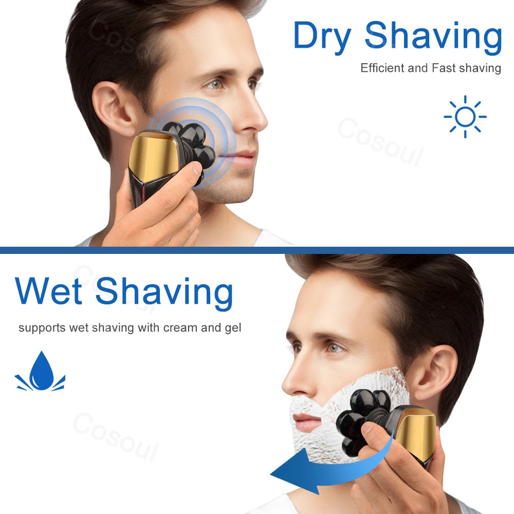Men's Electric Bald Head & Beard Shaver